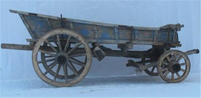Polderwagen met afneembare zijborden, Karrenmuseum Essen
